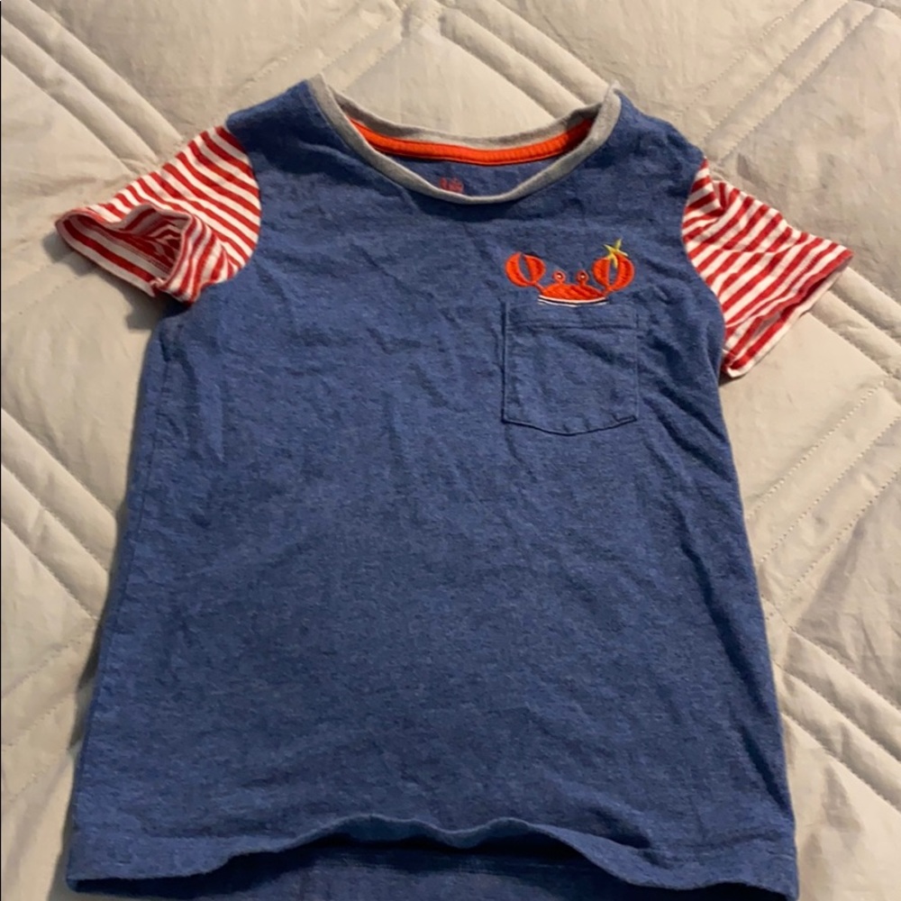 Baby Boden Crab Pocket Tee